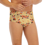 Cute Red Panda And Bamboo Pattern Print Men's Briefs