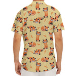 Cute Red Panda And Bamboo Pattern Print Men's Deep V-Neck Shirt