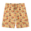 Cute Red Panda And Bamboo Pattern Print Men's Swim Trunks