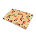 Cute Red Panda And Bamboo Pattern Print Pet Cooling Mat Cover