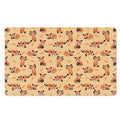 Cute Red Panda And Bamboo Pattern Print Polyester Doormat
