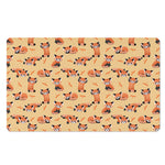Cute Red Panda And Bamboo Pattern Print Polyester Doormat