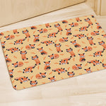 Cute Red Panda And Bamboo Pattern Print Polyester Doormat