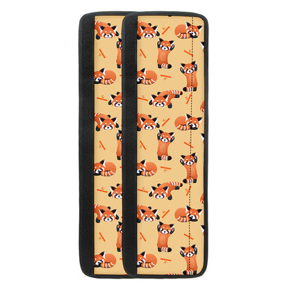 Cute Red Panda And Bamboo Pattern Print Refrigerator Handle Covers