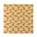 Cute Red Panda And Bamboo Pattern Print Silk Bandana