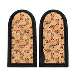 Cute Red Panda And Bamboo Pattern Print Skillet Handle Cover