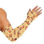 Cute Red Panda And Bamboo Pattern Print Sun Protection Arm Sleeves