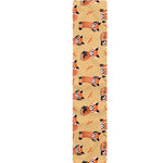 Cute Red Panda And Bamboo Pattern Print Table Runner