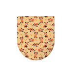 Cute Red Panda And Bamboo Pattern Print Toilet Lid Cover