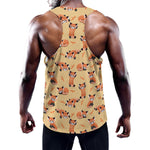 Cute Red Panda And Bamboo Pattern Print Training Tank Top