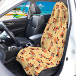Cute Red Panda And Bamboo Pattern Print Waterproof Car Seat Cover