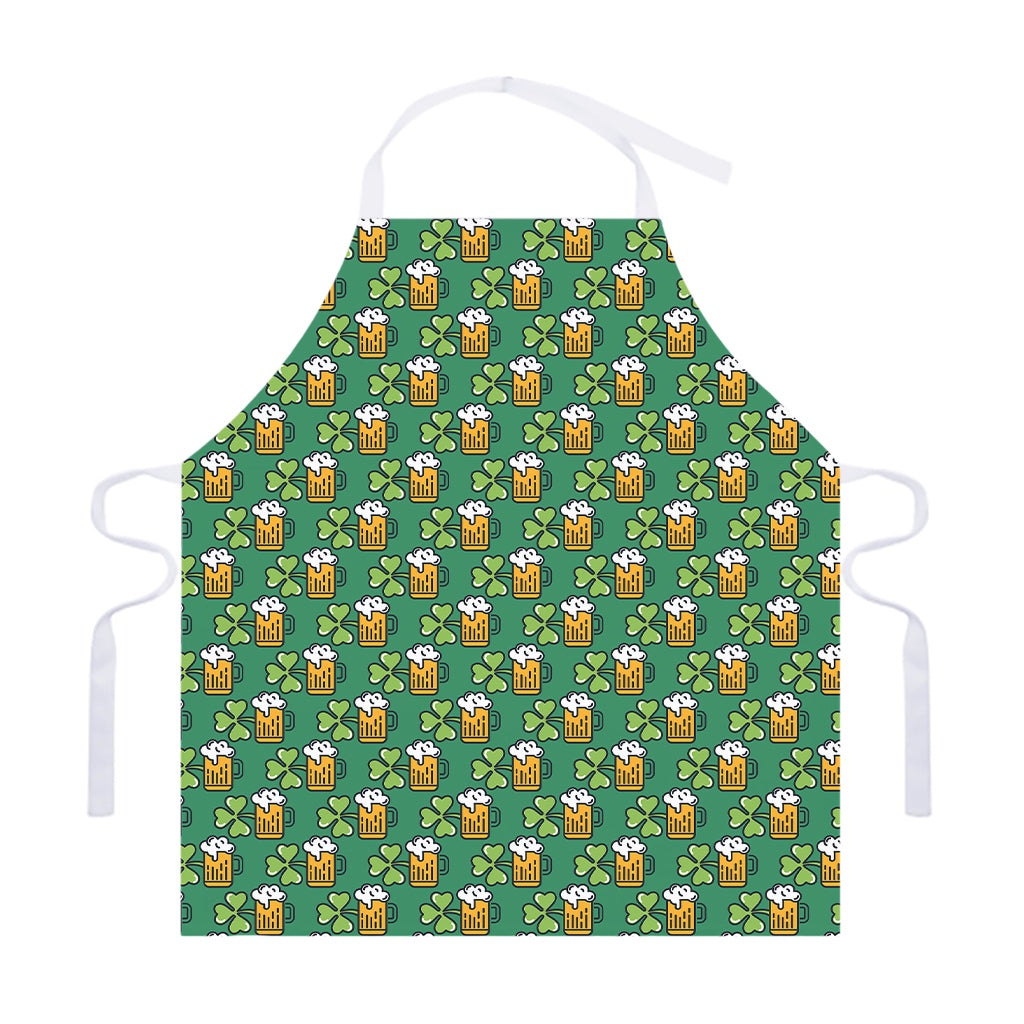 Cute Saint Patrick's Day Pattern Print Adjustable Apron