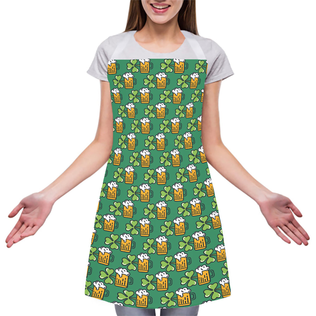 Cute Saint Patrick's Day Pattern Print Adjustable Apron