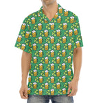 Cute Saint Patrick's Day Pattern Print Aloha Shirt