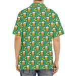Cute Saint Patrick's Day Pattern Print Aloha Shirt