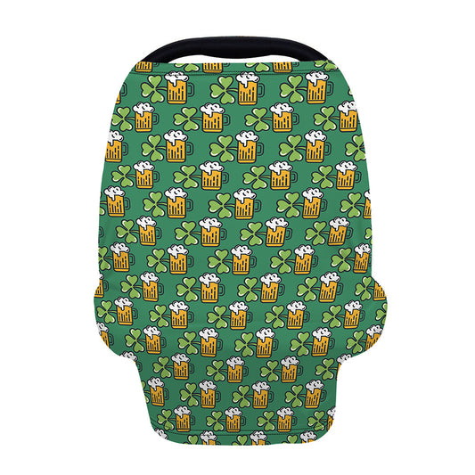 Cute Saint Patrick's Day Pattern Print Baby Seat Cover