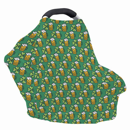 Cute Saint Patrick's Day Pattern Print Baby Seat Cover