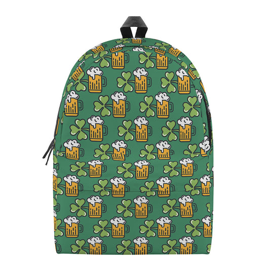 Cute Saint Patrick's Day Pattern Print Backpack