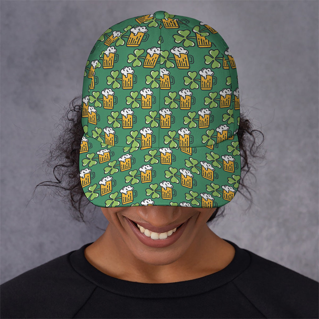 Cute Saint Patrick's Day Pattern Print Baseball Cap
