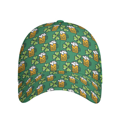 Cute Saint Patrick's Day Pattern Print Baseball Cap