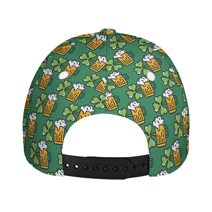 Cute Saint Patrick's Day Pattern Print Baseball Cap