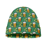 Cute Saint Patrick's Day Pattern Print Beanie