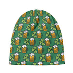 Cute Saint Patrick's Day Pattern Print Beanie