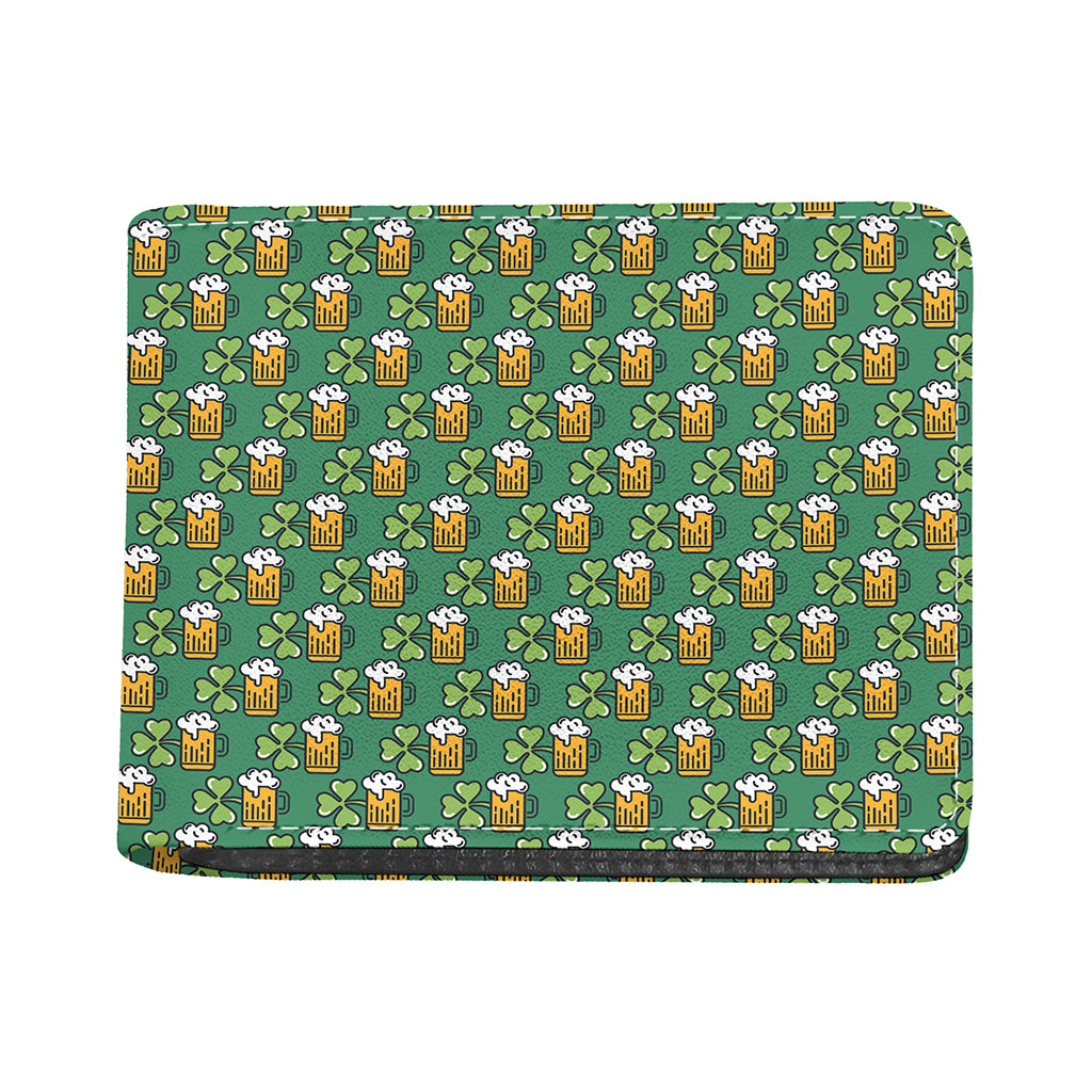 Cute Saint Patrick's Day Pattern Print Bifold Wallet