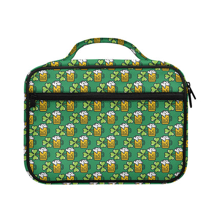Cute Saint Patrick's Day Pattern Print Briefcase Bible Bag