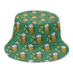 Cute Saint Patrick's Day Pattern Print Bucket Hat