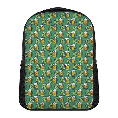 Cute Saint Patrick's Day Pattern Print Casual Backpack
