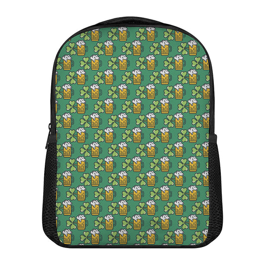 Cute Saint Patrick's Day Pattern Print Casual Backpack