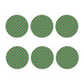 Cute Saint Patrick's Day Pattern Print Coaster Set