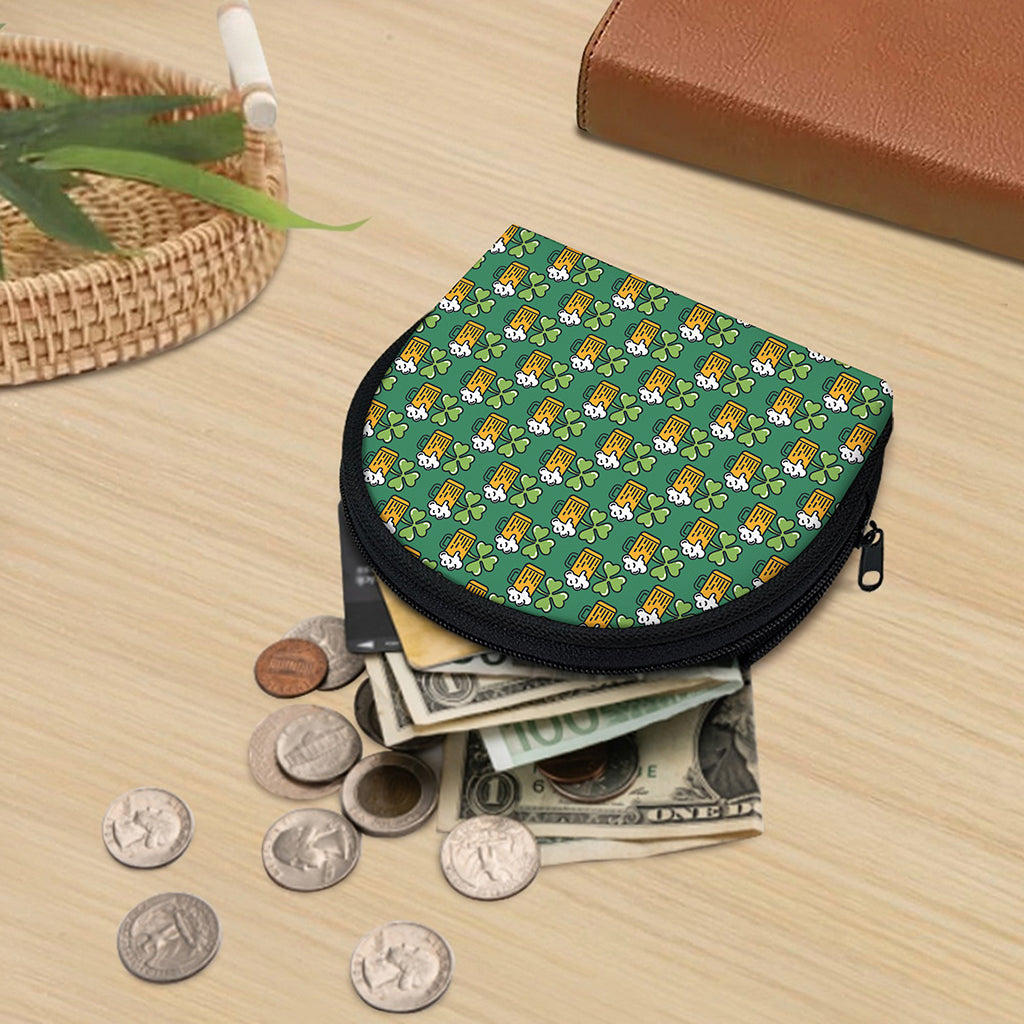 Cute Saint Patrick's Day Pattern Print Coin Purse
