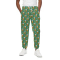 Cute Saint Patrick's Day Pattern Print Cotton Sweatpants