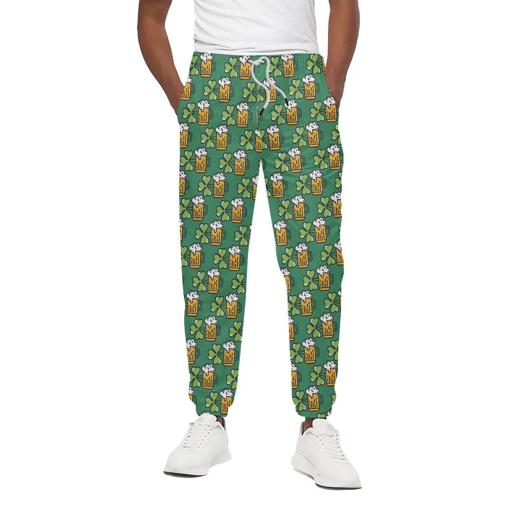 Cute Saint Patrick's Day Pattern Print Cotton Pants