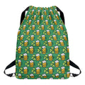 Cute Saint Patrick's Day Pattern Print Drawstring Backpack