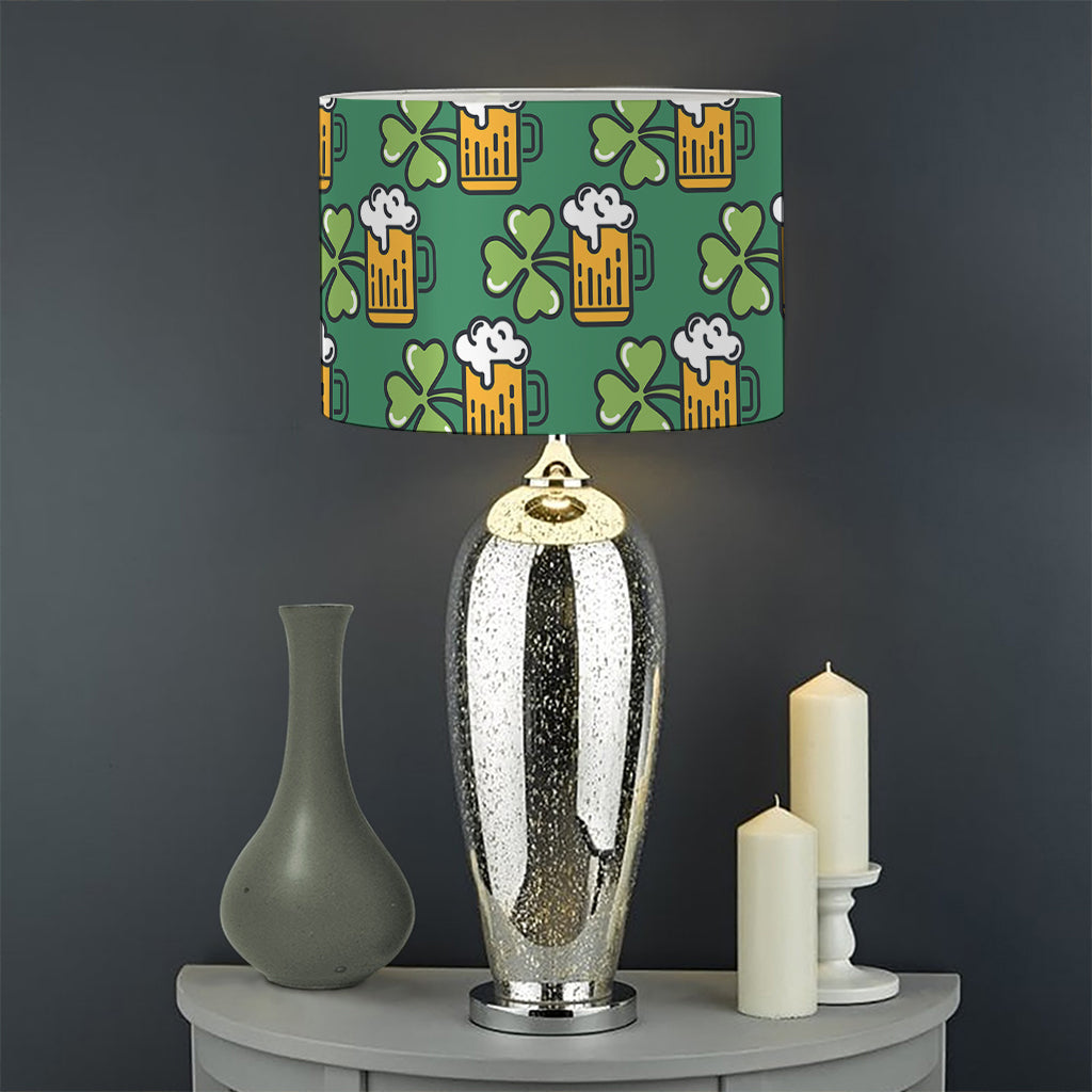 Cute Saint Patrick's Day Pattern Print Drum Lamp Shade