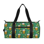 Cute Saint Patrick's Day Pattern Print Gym Bag