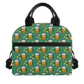 Cute Saint Patrick's Day Pattern Print Insulated Lunch Bag
