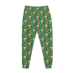 Cute Saint Patrick's Day Pattern Print Jogger Pants