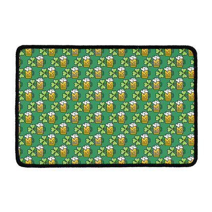 Cute Saint Patrick's Day Pattern Print Kitchen Mat