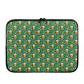Cute Saint Patrick's Day Pattern Print Laptop Sleeve