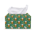 Cute Saint Patrick's Day Pattern Print Leather Tissue Box Cover