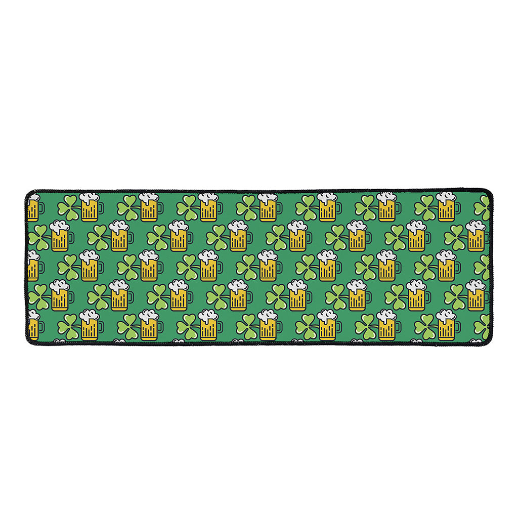 Cute Saint Patrick's Day Pattern Print Long Kitchen Mat