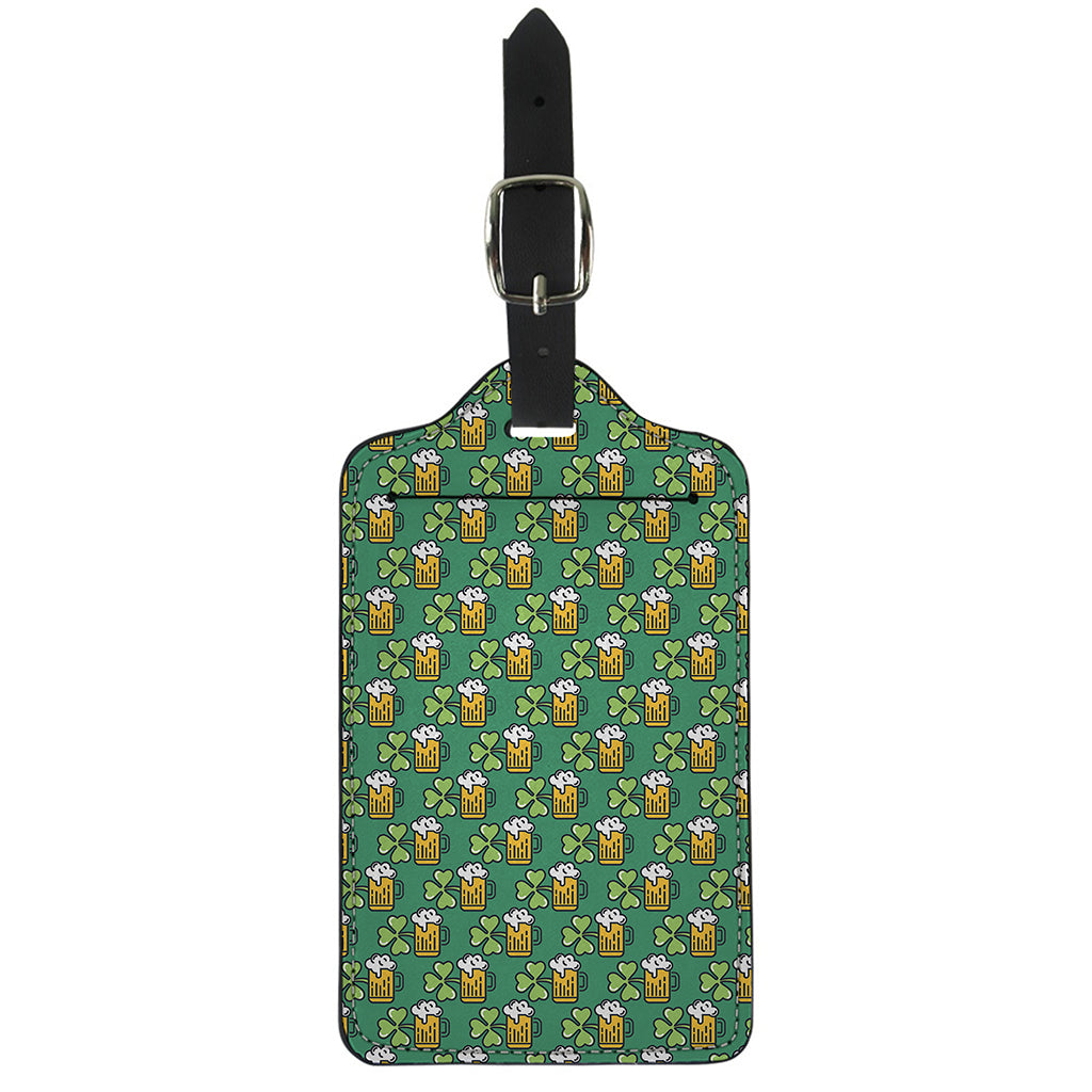 Cute Saint Patrick's Day Pattern Print Luggage Tag