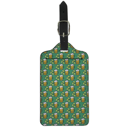 Cute Saint Patrick's Day Pattern Print Luggage Tag