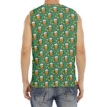 Cute Saint Patrick's Day Pattern Print Men's Fitness Tank Top