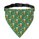 Cute Saint Patrick's Day Pattern Print Over The Collar Dog Bandana