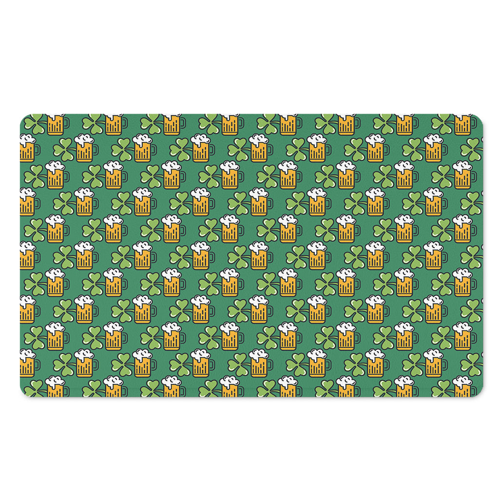 Cute Saint Patrick's Day Pattern Print Polyester Doormat